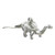 Brontosaurus sterling silver charm .925 dinosaur dinosaurs charms
