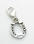 Horseshoe SMALL sterling silver clip charm .925 x 1 Horse Shoe charms