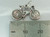 Bicycle Bike sterling silver charm .925 x 1 Cycling Bikes charms size example
