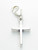Cross on clip small sterling silver charm .925 x 1 Crosses charms additional view