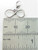 Infinity on clip sterling silver charm .925 Eternity charms detail