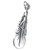 Feather sterling silver charm .925 x 1 Feathers charms