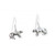 Tiger sterling silver earrings .925 pair Big Cats earrings
