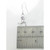 Female Runner sterling silver earrings 925 pair running drops side view