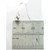 Tiny Puffed hollow heart dangle earrings .925 pair drops side view