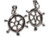 Ships Wheel sterling silver charm .925 x 1 boating charms image 7