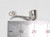 Pipe for Smokers sterling silver charm .925 Smoking Pipe charms size example