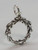 Wreath sterling silver charm .925 Wreaths charms additional view