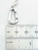 Carabiner sterling silver charm on clip .925 Climbing charms detail
