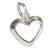 Heart small sterling silver charm .925 Love Hearts charms