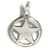 Star sterling silver charm .925 x 1 Winners stars charms