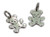 Teddy Bear sterling silver charm .925 Flat Teddies Bears charms additional view