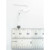 21st birthday sterling silver drop earrings .925 pair drops side view