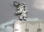 Naughty Angel sterling silver charm .925 x 1 Bad Angels charms side view