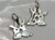 Rabbits kissing sterling silver charm .925 x 1 Love charms image 6