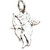 Cupid sterling silver charm .925 Cupids love charms