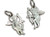 Cupid sterling silver charm .925 Cupids love charms alternate view