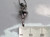 Ballerina Ballet Dancer sterling silver charm .925 Dancing charms side view