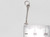 Golf club and ball sterling silver charm .925 Golfer Golfing charms detail