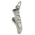 Ballet shoe sterling silver charm .925 Ballerinas shoes charms