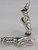 Ballet shoe sterling silver charm .925 Ballerinas shoes charms extra view