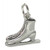 Ice Skate sterling silver charm .925 Skating charms
