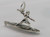 Surfer on board sterling silver charm .925 Surfing and surf charms alternate view