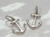 Anchor sterling silver charm .925 x1 Boating Ships Yacht Anchors charms image 6