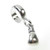 Boxing glove TINY bead sterling silver charm .925 Boxer charms side view