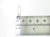 Safety Pin Small opening sterling silver clip on charm .925 x 1 Safetypin Pins detail