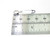 Safety Pin sterling silver bead charm .925 Opening Safetypin charms side view