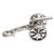 Cannon Gun sterling silver charm .925 Cannons Canon guns charms