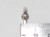 Engagement Ring sterling silver charm .925 Engaged Wedding charms side view