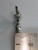 Golf clubs with ball sterling silver charm .925 Golfing charms side view
