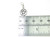 Pentacle on clip small sterling silver charm .925 x 1 Pentacles detail