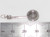 Banjo sterling silver charm .925 Banjos music charms detail