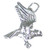 Eagle sterling silver charm .925 x 1 eagles bird birds charms