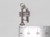 French Trumpet sterling silver charm .925 France Trumpets charms detail