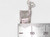 Step Back Chair sterling silver charm .925 Chairs Seats charms side view