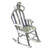 Rocking Chair sterling silver charm .925 Rocker Chairs charms A1