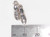Tap Dancing Shoes sterling silver charm .925 x 1 Dance Shoe charms size example