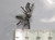 Mosquito sterling silver charm .925 Mosies Mosquitos insects charms detail