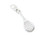 Tennis Racket SMALL sterling silver charm on 9mm clip .925 alternate view