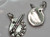 Artist Painting Palette sterling silver charm .925 Paint Pallet additional view
