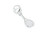 Tennis Racket SMALL dangle bead sterling silver charm .925 x 1