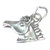 Horse Head sterling silver charm .925 x 1 Horses Heads chams pendant