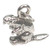 Beaver sterling silver charm .925 x 1 Beavers charms