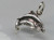 Salmon small sterling silver charm .925 x 1 Fishing and Fish charms image 6