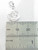 Ohm Om on 9mm clip small sterling silver charm .925 Sacred detail