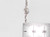 I Love God sterling silver charm .925 Holy Loving Gods charms size example